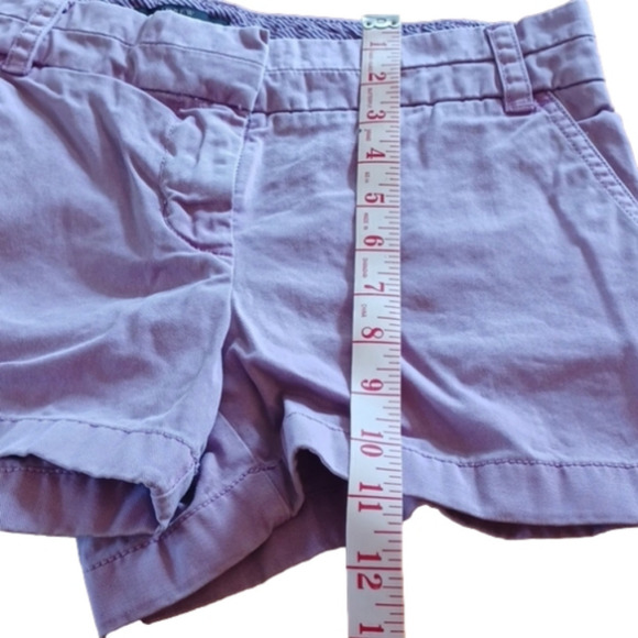 J.CREW lavender colored Chino shorts by Size 0. Great Summer  shorts! - Picture 6 of 7
